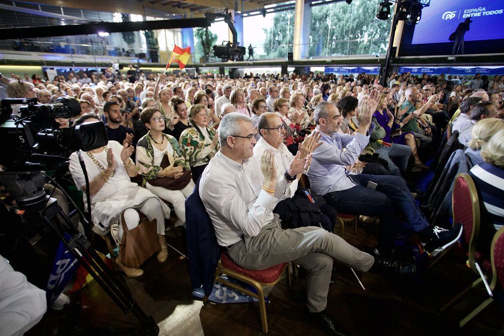 Todas las imágenes de la visita de Núñez Feijóo a Murcia