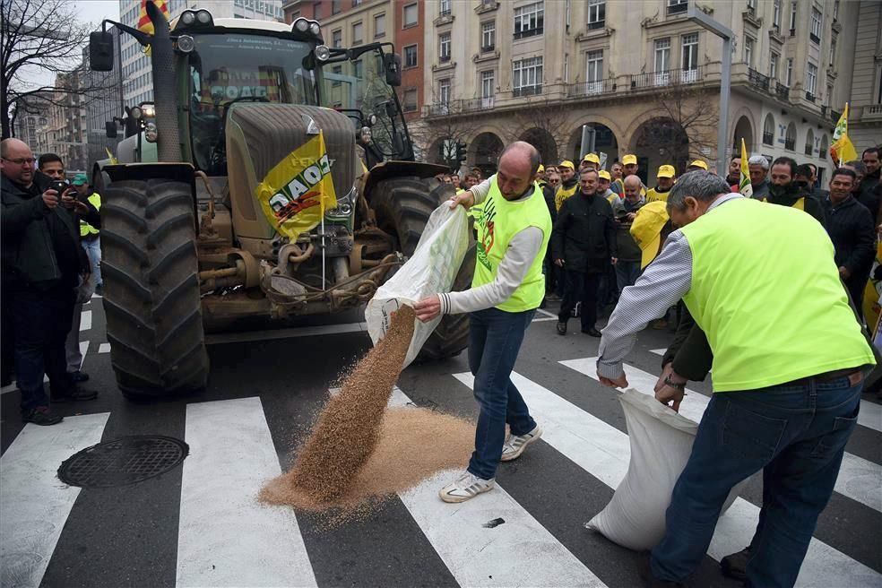 La Tractorada toma Zaragoza