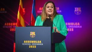 Maria Elena Fort, durante su intervención en la Asamblea