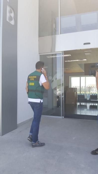 Registro en la sede de la Federación Balear de Fútbol