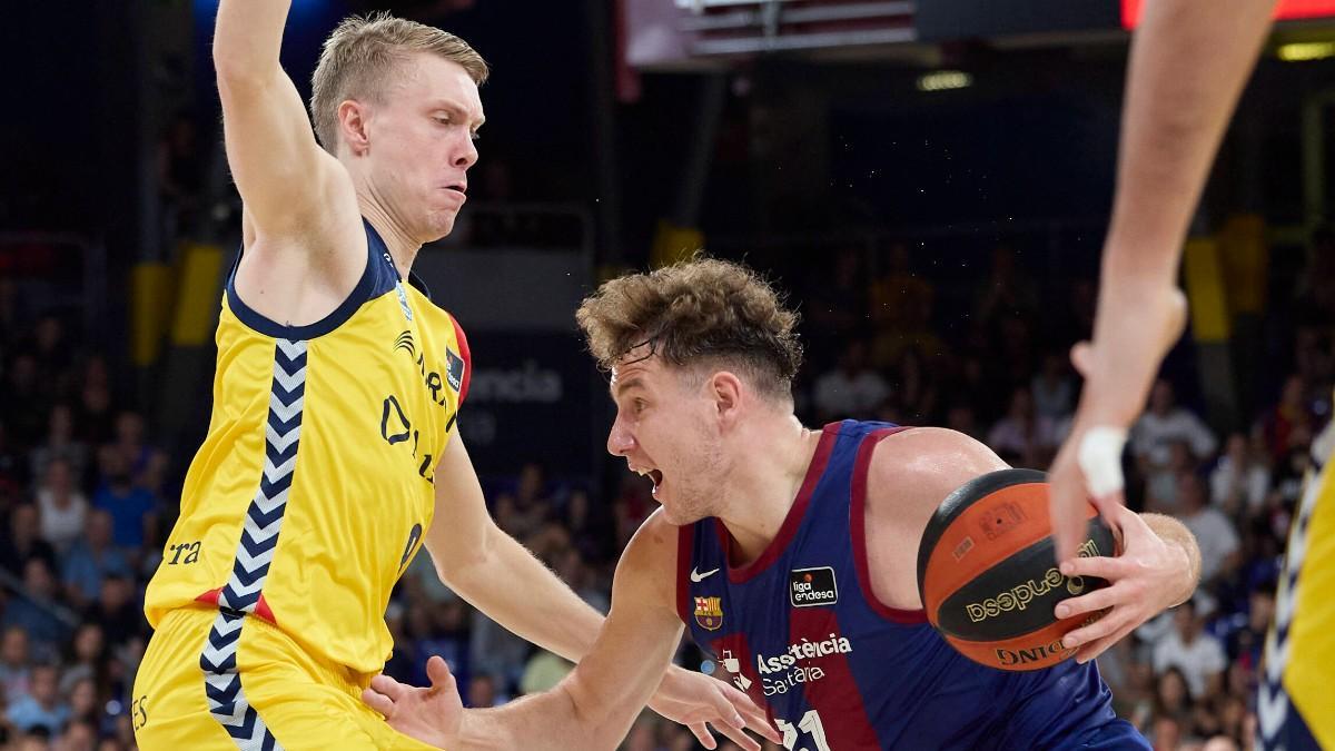 El Barça superó a Andorra por 91-87 en el duelo de la primera vuelta