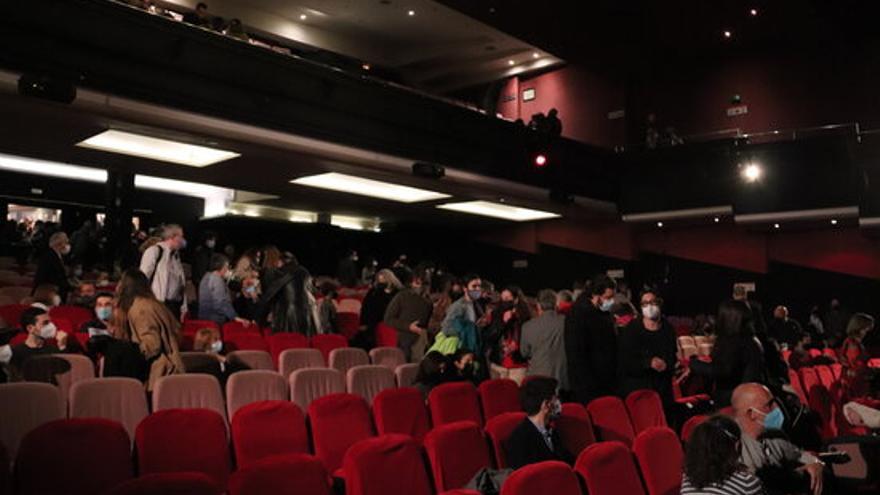 La sala del Teatre Apolo el dia de la reobertura després de dos anys tancat