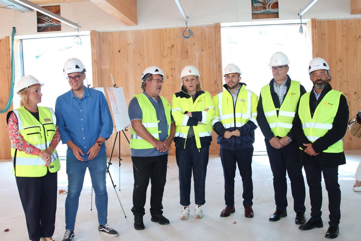 La vicepresidenta segunda, Isabel Blanco, visita las obras del Centro Cívico de Zamora