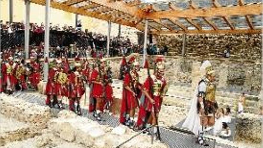 La inauguració de les termes romanes.