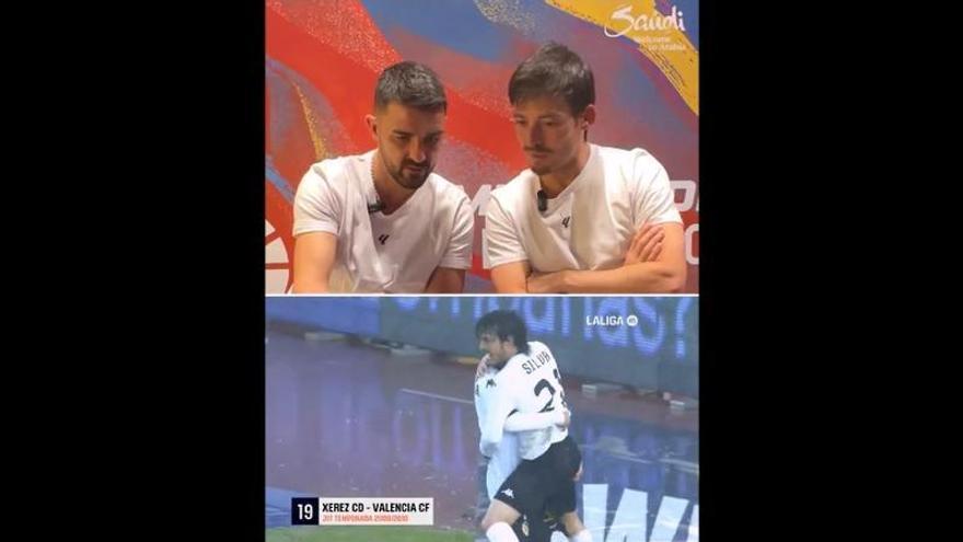 El vídeo que te hará llorar: Silva y Villa y recuerdan sus goles con el Valencia CF