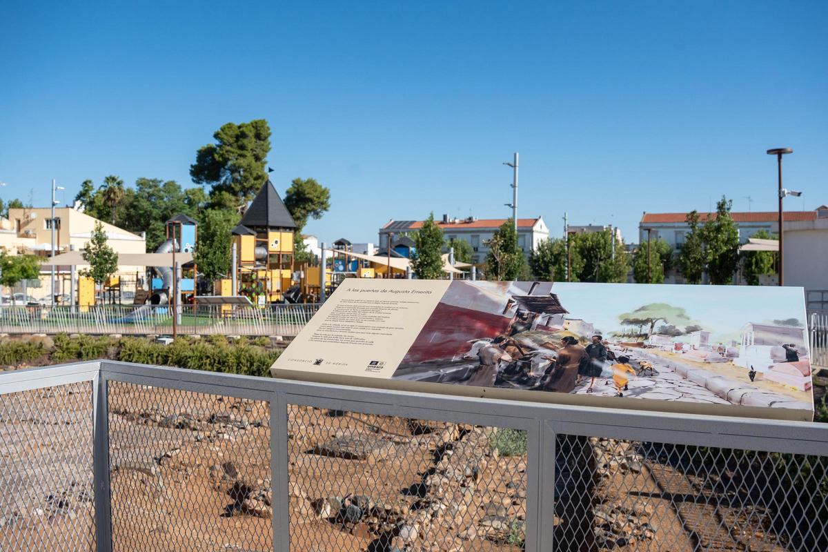 Yacimiento arqueológico en la Ciudad de la Infancia.