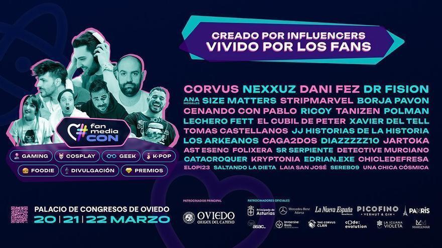 FanMedia Con: todo listo para que Oviedo se convierta en territorio de influencers y creadores de contenido