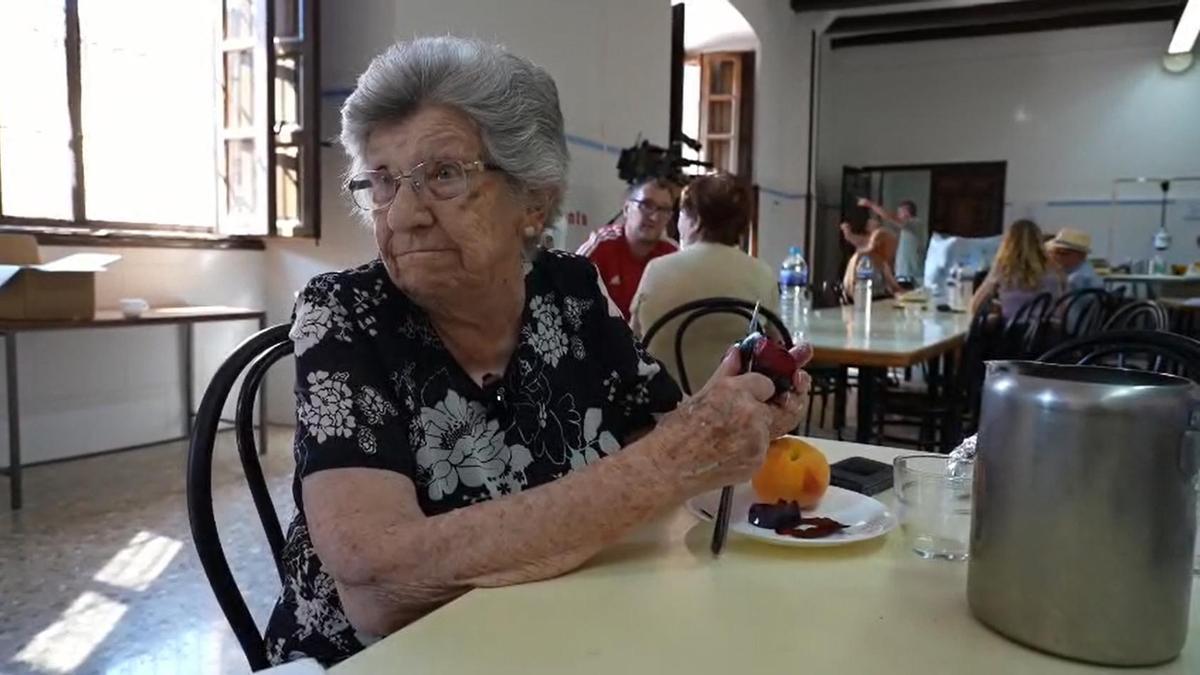 Vecina de Azuébar afectada por el incendio