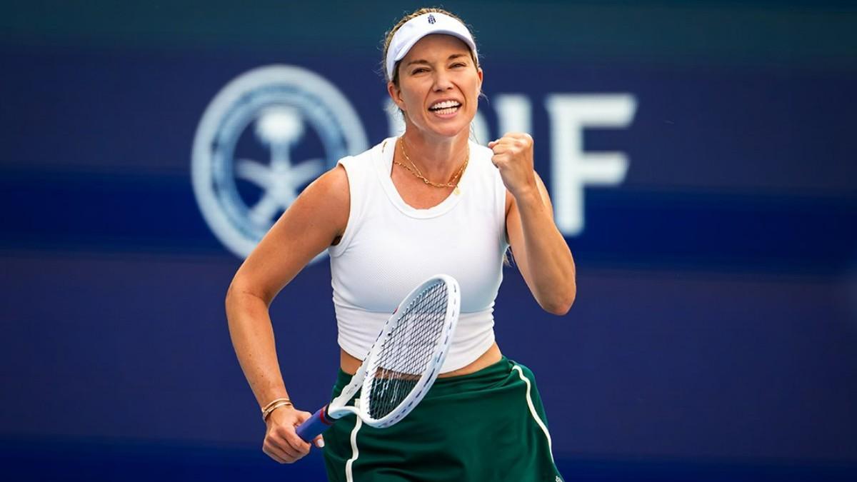 Collins, eufórica en Miami