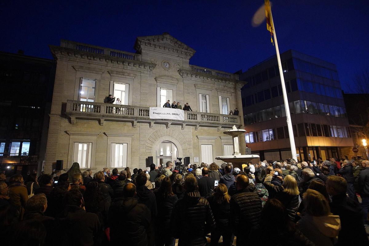 Les fotos de la rebuda d'Oriol Cardona a Banyoles