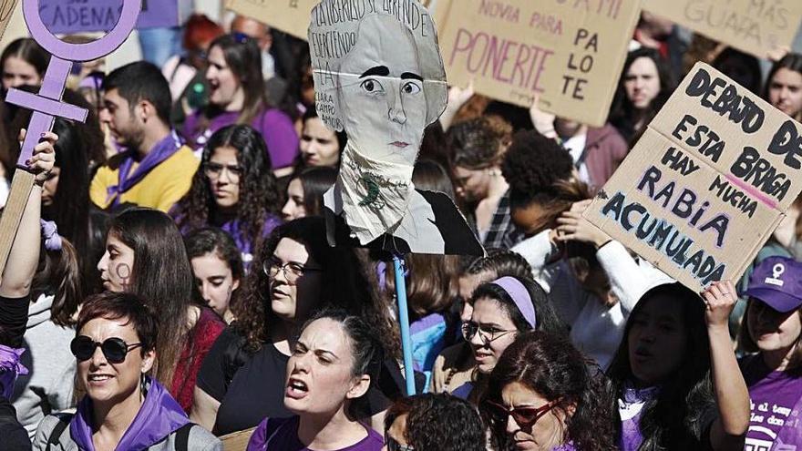 La manifestació del Dia Internacional de la Dona celebrada l&#039;any passat a Girona