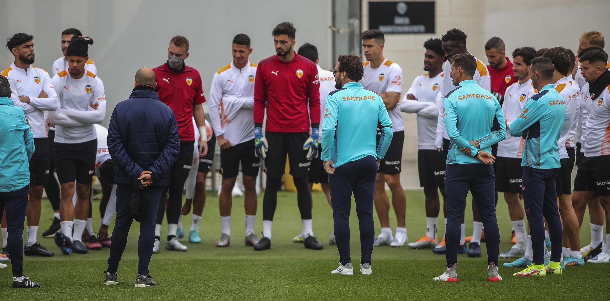 Así ha sido el entrenaiento de hoy del Valencia CF