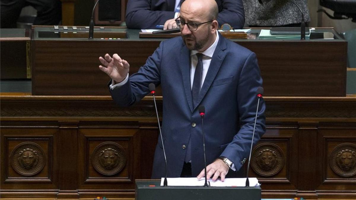 El primer ministro belga, Charles Michel.