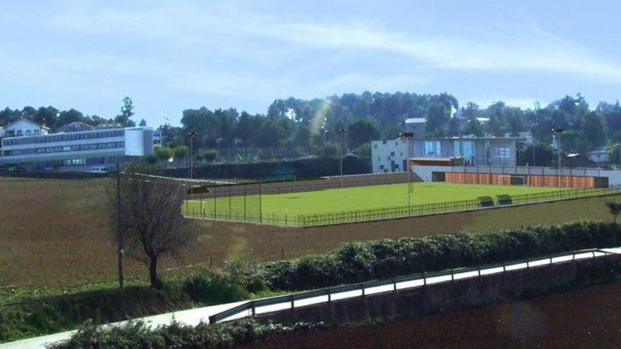 Imatge simulada de com quedarà el futur camp de futbol de Castellnou i el seu entorn