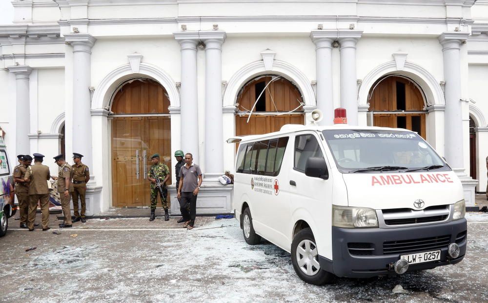Las imágenes de los atentados de Sri Lanka