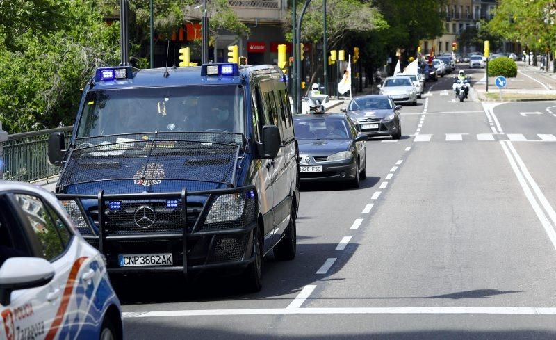 La caravana de Intersindical recorre Zaragoza el 1 de mayo