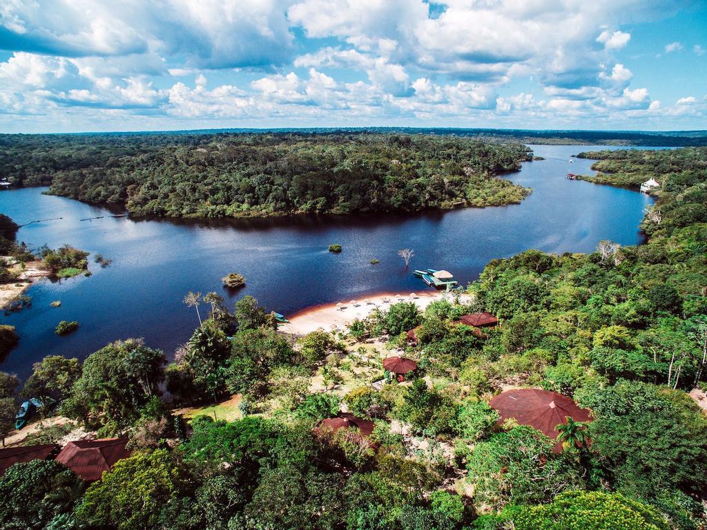 Vista general del Amazon Ecopark Jungle Lodge, en Brasil