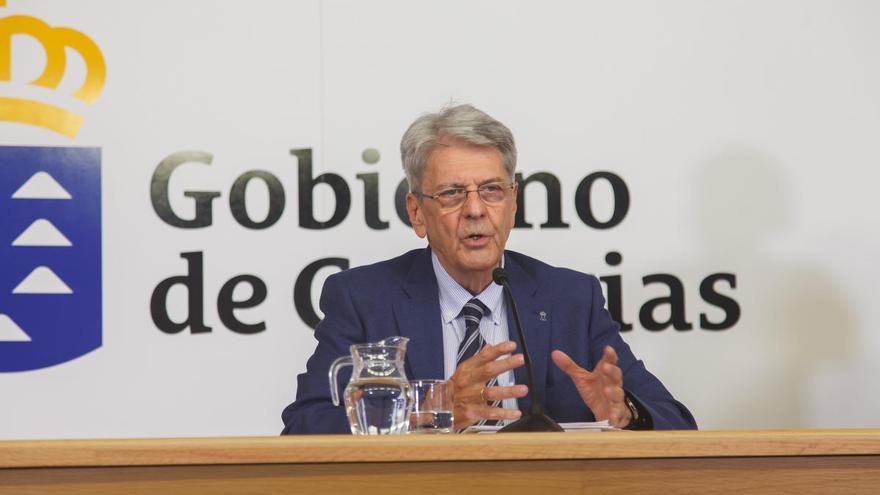 Julio Pérez, tras el Consejo de Gobierno de este jueves