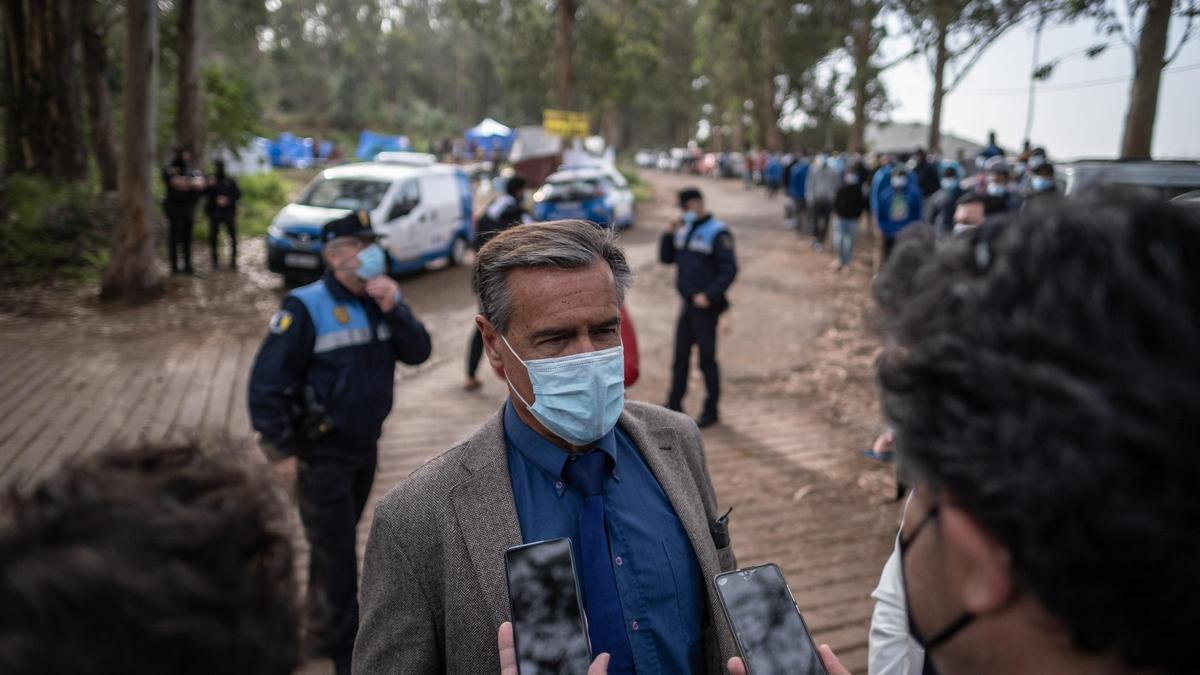 Visita de López Aguilar a Las Raíces