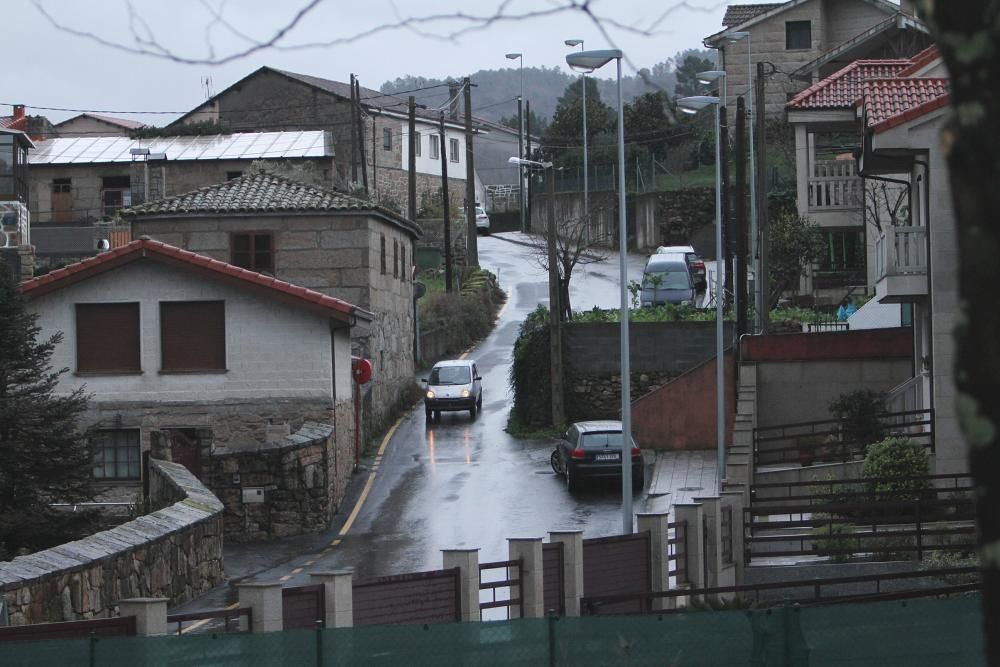 Efectos del temporal en Ourense