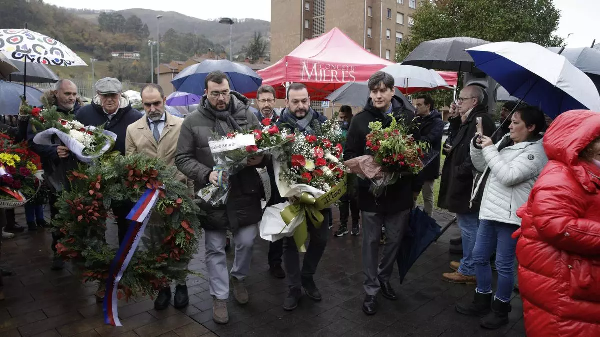 Santa Bárbara estalla en reivindicaciones en el año más trágico de la minería asturiana del siglo XXI: clamor en Mieres por la seguridad  y el futuro de la Brigada
