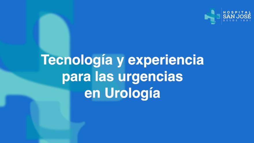El Hospital San José se especializa en urología urgente con la mejor tecnología