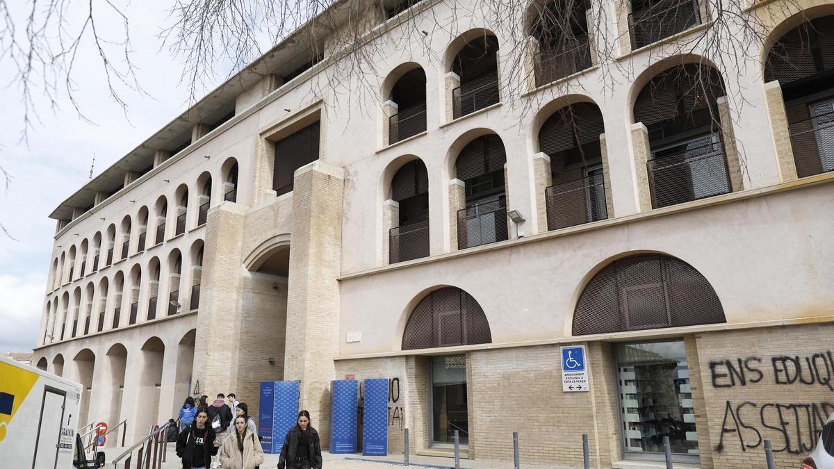 La facultad de Letras de la Universidad de Girona.