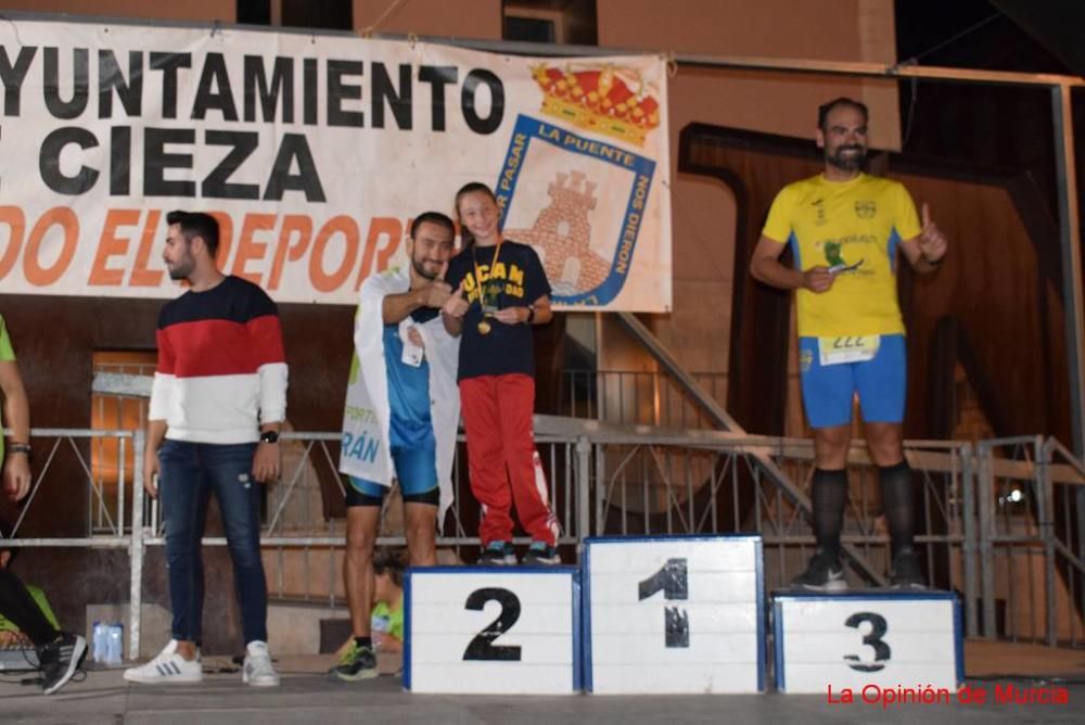 Podios IV Carrera Popular Puentes de Cieza