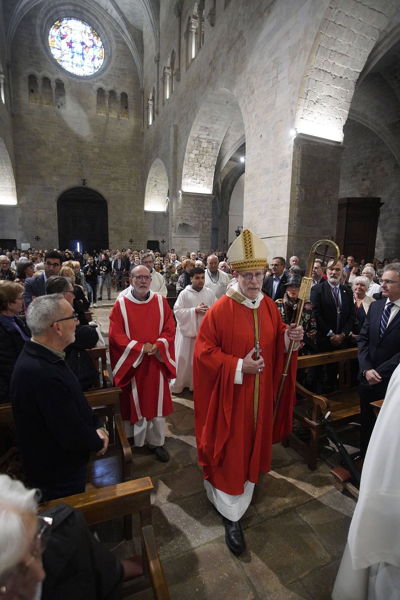Girona Basílica de Sant Feliu missa de Sant Narcís El Bisbe de Girona evoca Sant Narcís per combatre "la guerra, la fam i la manca d'una vida digna"