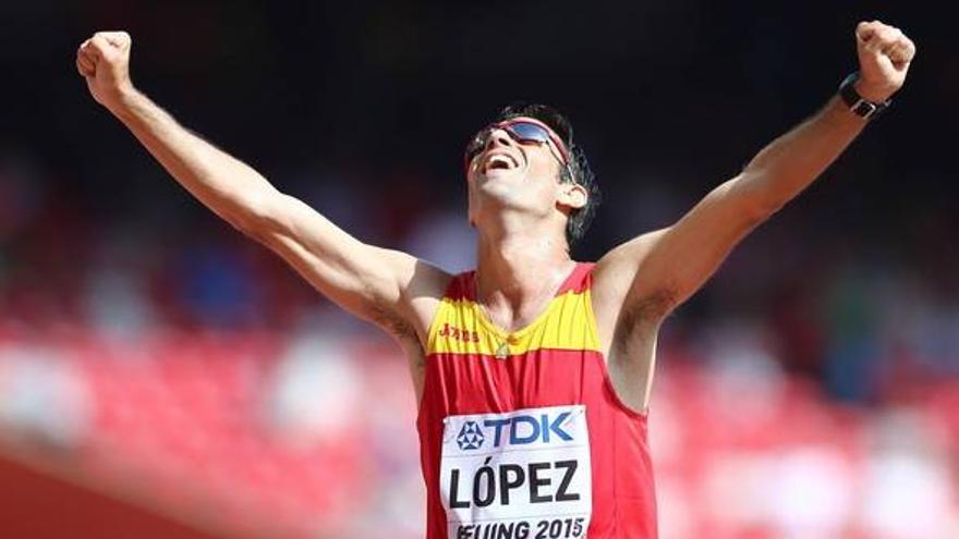 Miguel Ángel López, campeón mundial de 20 km marcha