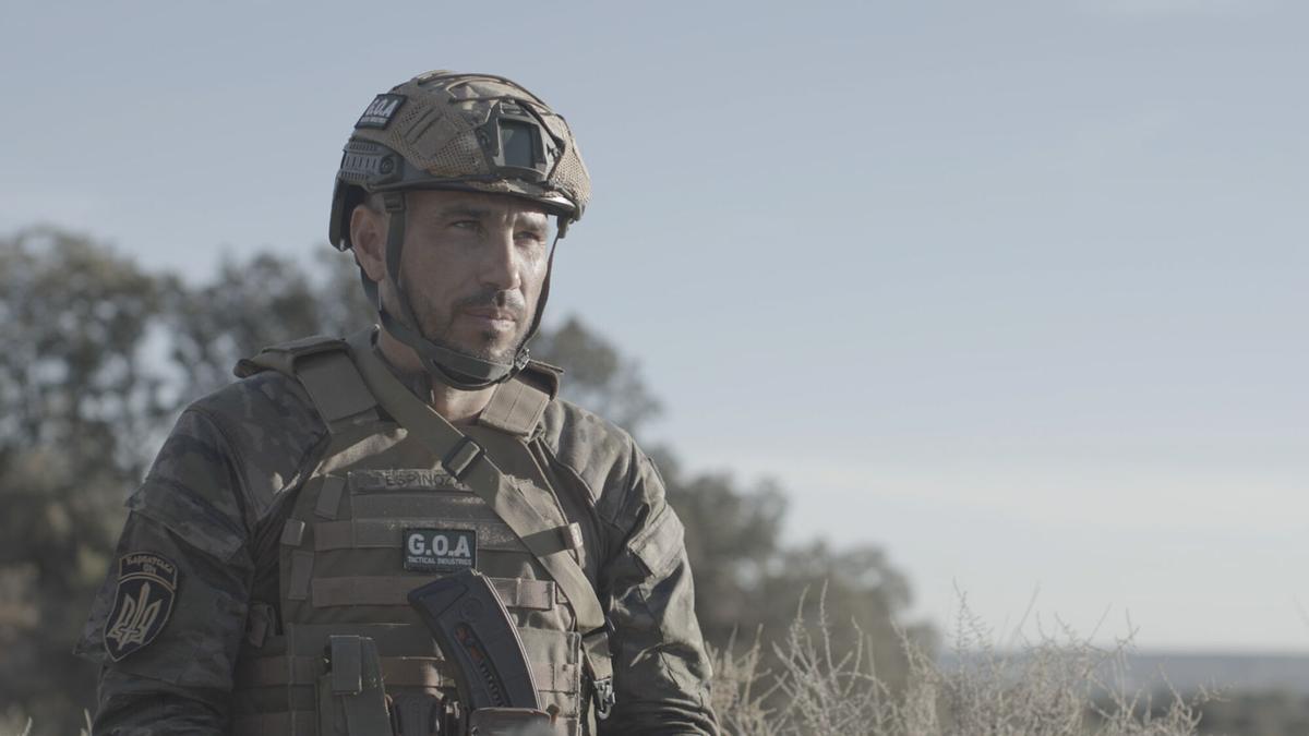 Joan Estévez en una imagen del documental 'Mercenario'.