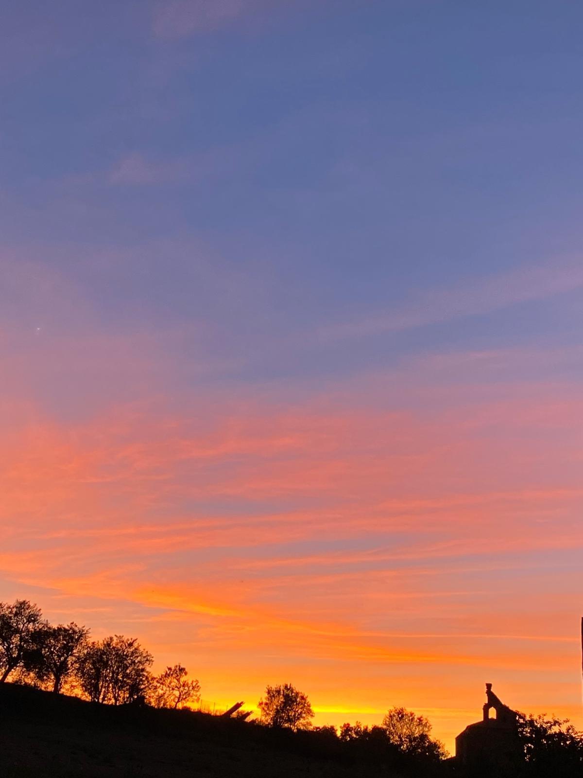 Atardecer en Cunquilla