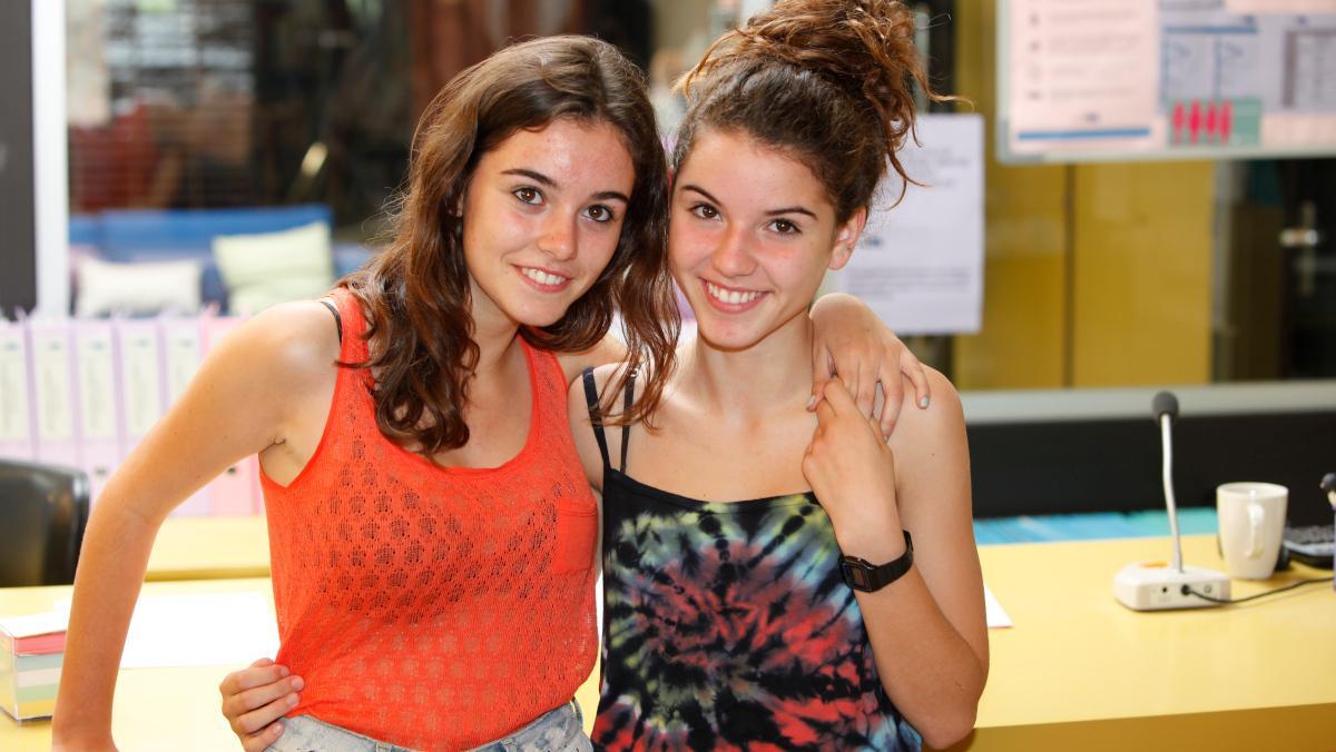 Joana y Mireia Vilapuig en 2012, en pleno 'boom' de 'Polseres vermelles'.