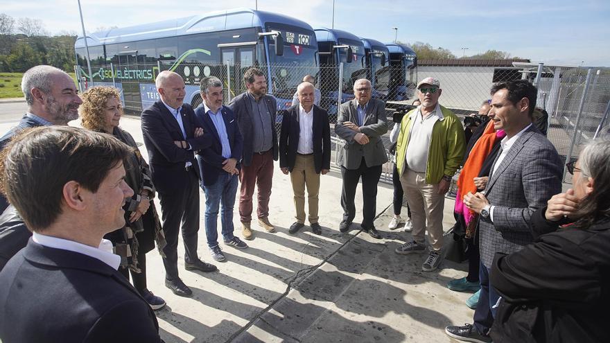 Teisa reforça la connexió entre Girona i Salt amb quatre nous autobusos elèctrics