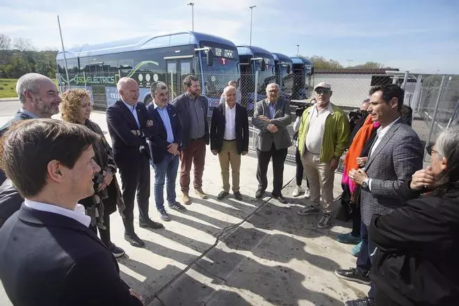 Teisa reforça la connexió entre Girona i Salt amb quatre nous autobusos elèctrics