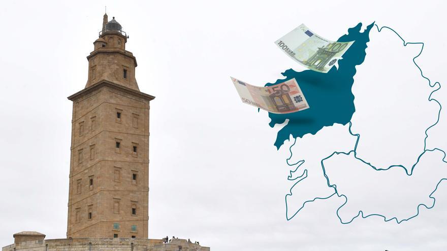 El gasto de la Xunta desde 2019: A Coruña recibe 3.840 millones más que Pontevedra