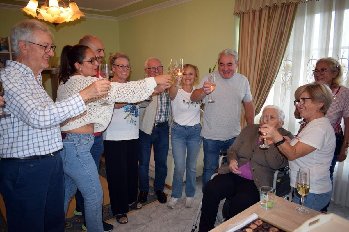 La fiesta de cumpleaños de María Tarrío Campaña.