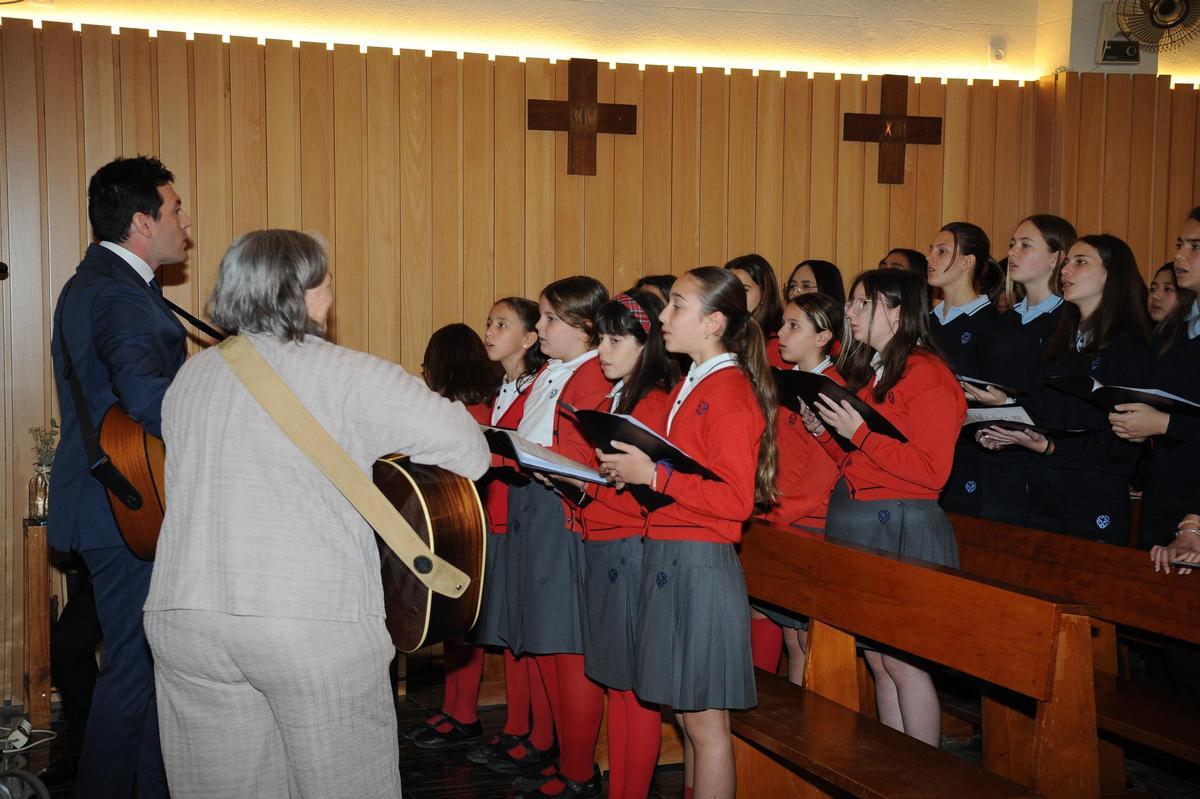El coro en la actuación El coro en la actuación