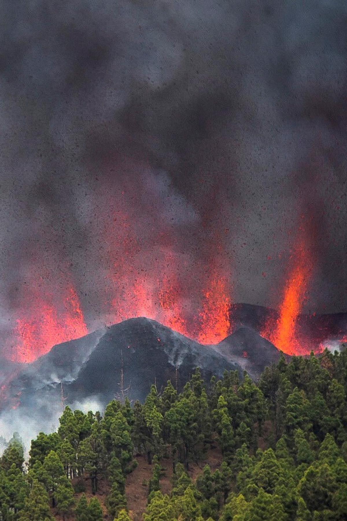 L'erupció del volcà  'Cumbre Vieja'  de l'illa de La Palma