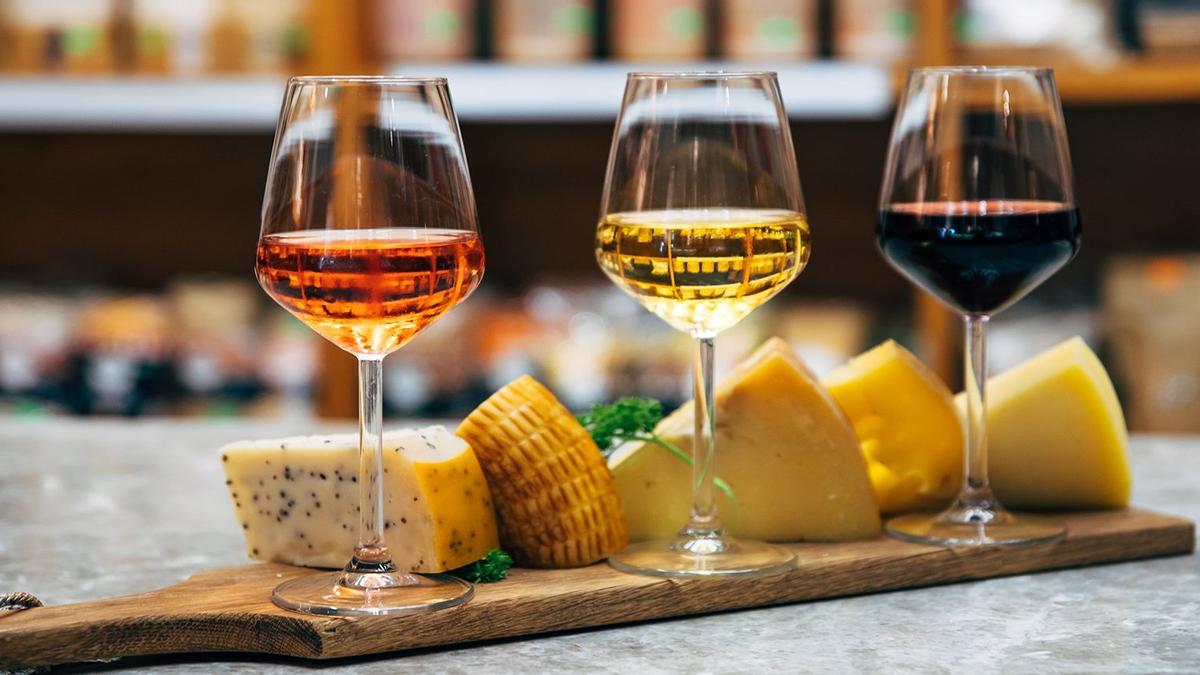 El queso puede maridar con distintos tipos de vino