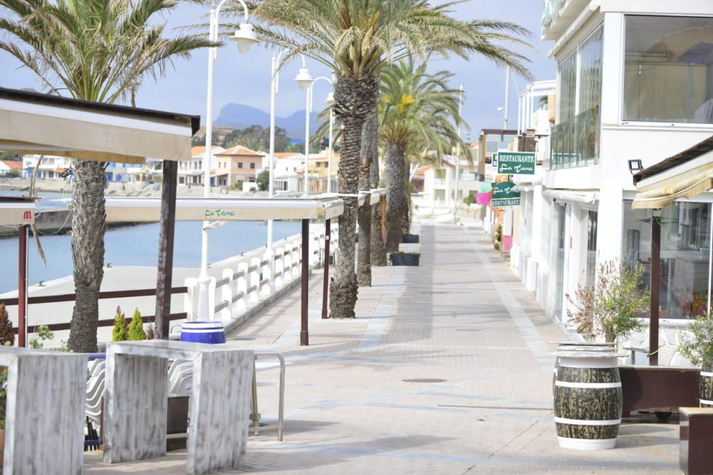 Controles policiales en La Manga