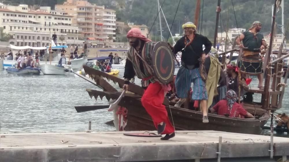 Desembarco de los piratas en el Port de Sóller