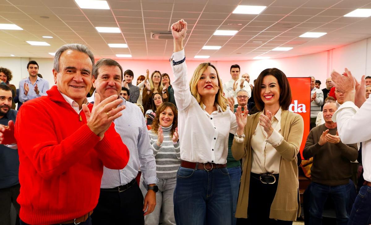 En imágenes | Pilar Alegría lanza su candidatura a las elecciones de Aragón desde La Zaida