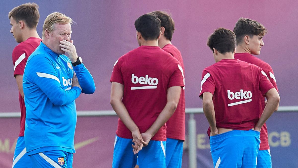 El entrenador del FC Barcelona, Ronald Koeman.