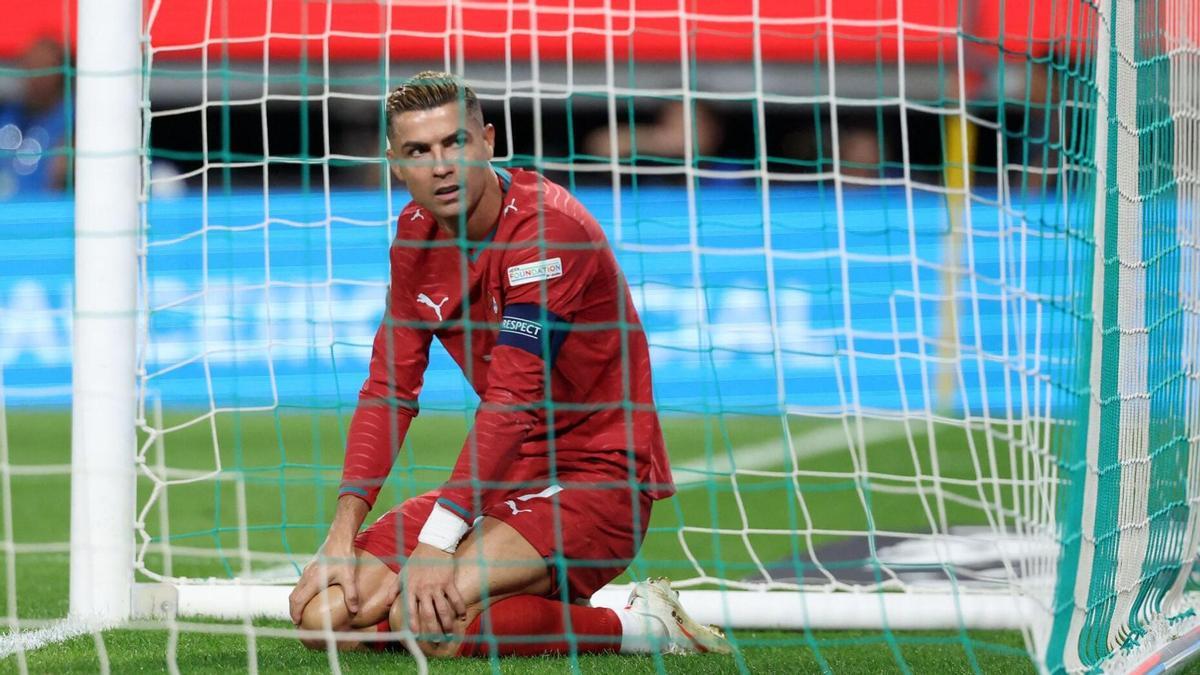 Cristiano Ronaldo, en un partido con Portugal.