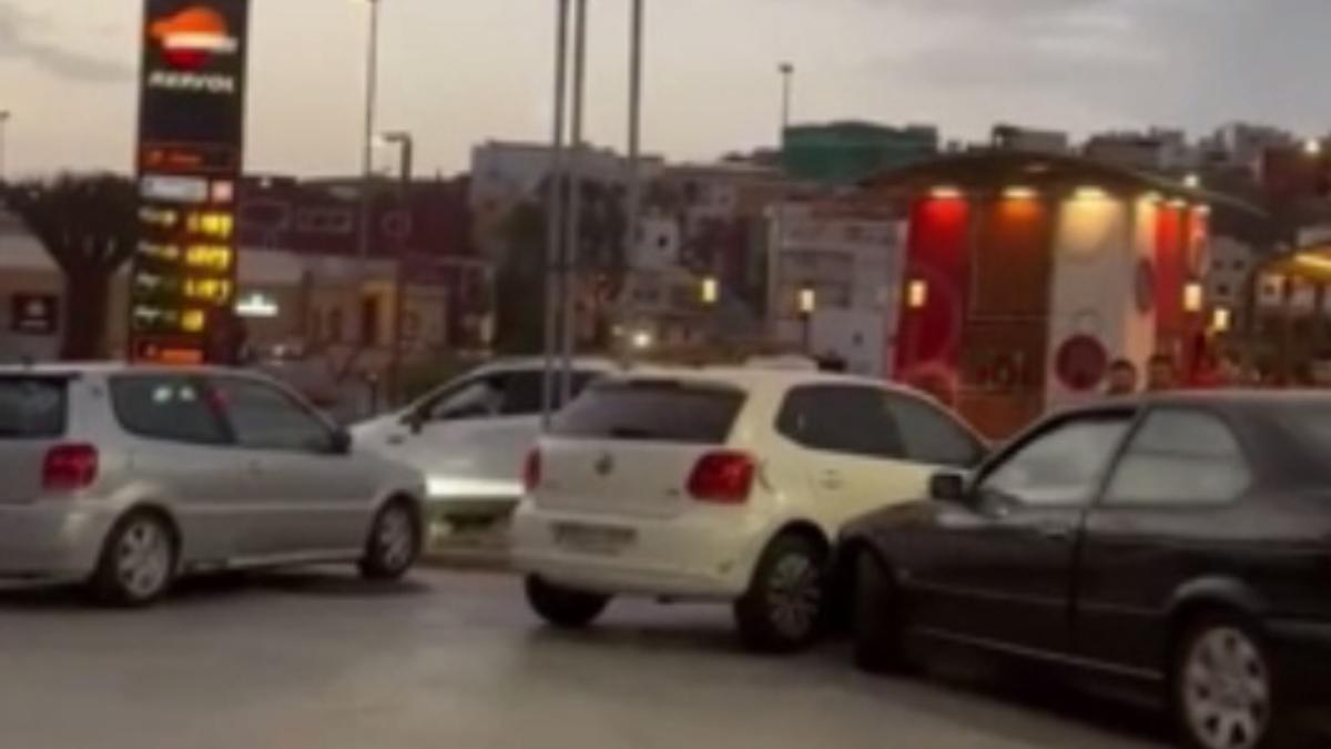 Vídeo de una pelea en una gasolinera de Gran Canaria