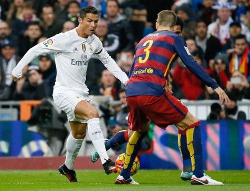 Imágenes del partido entre Real Madrid y Barcelona