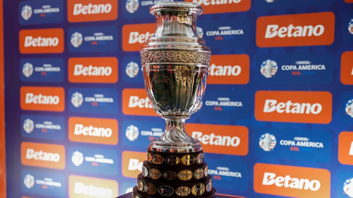 El trofeo de la Copa América 2024