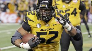 Michael Sam, el jugador de futbol americà, en l’entrevista en què ha confessat la seva homosexualitat.