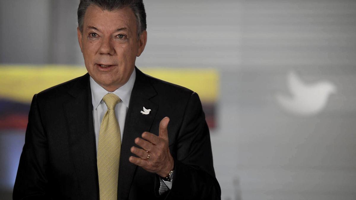 El presidente colombiano, Juan Manuel Santos, el 13 de octubre en Bogotá.